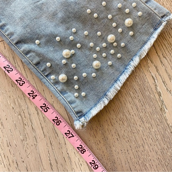 Joseph Ribkoff Pearl Embellished Jeans - Picture 12 of 12
